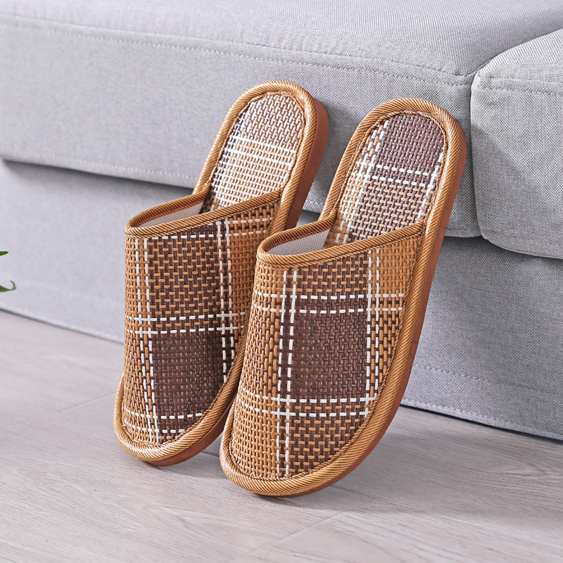Linen Roller Blind - Zapatillas de lino de bambú para