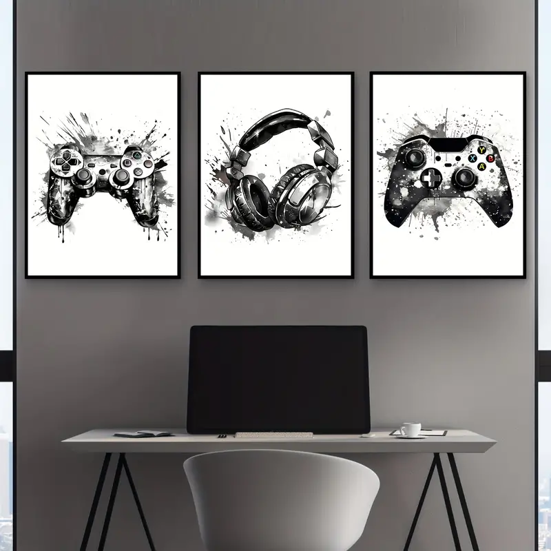 Abstract Canvas Set - Juego de 3 Cuadros Decorativos sin