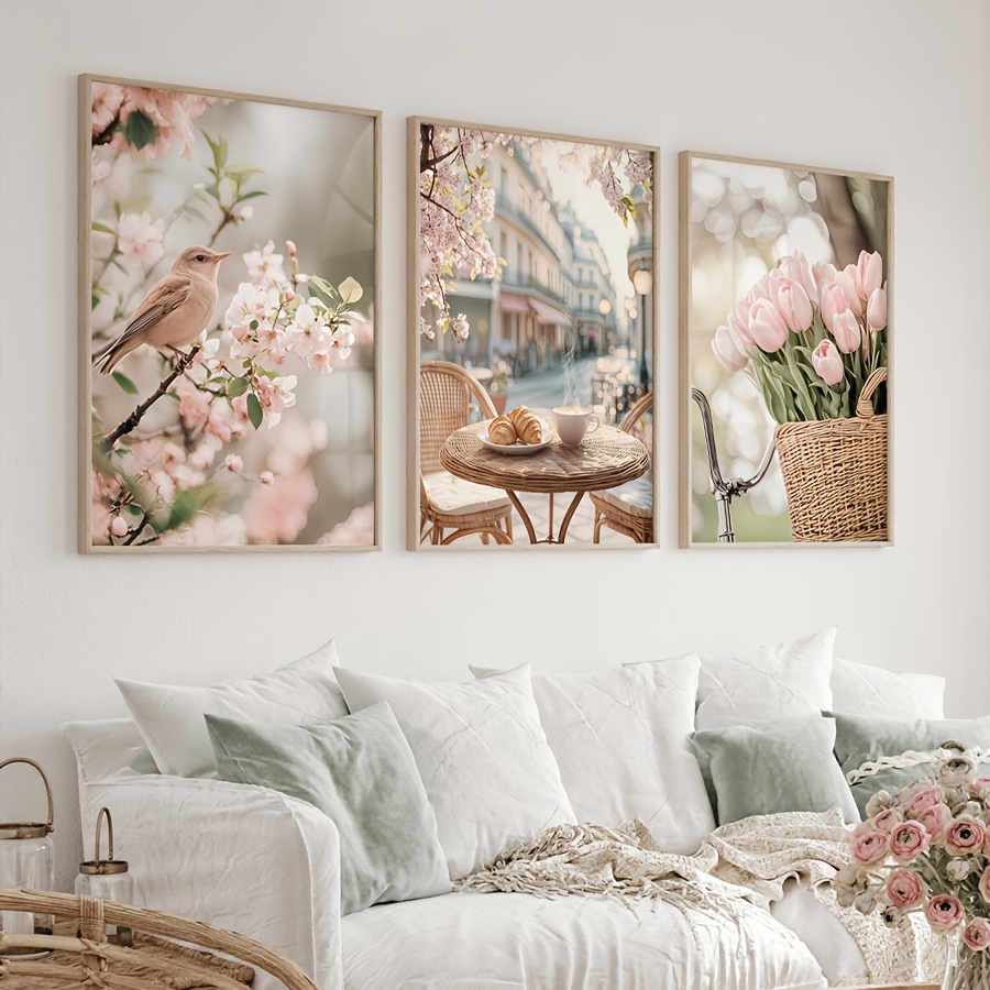 Abstract Canvas Set - Juego de 3 Láminas Decorativas con