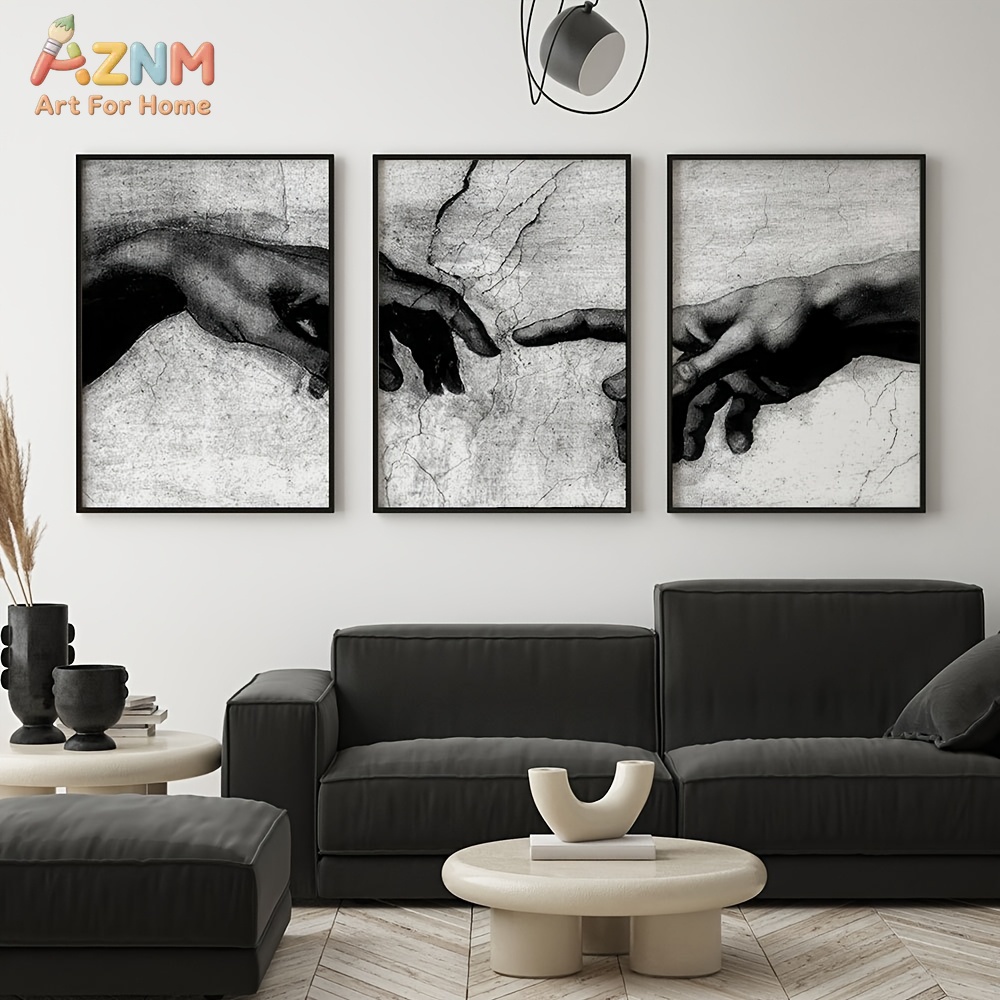 Abstract Canvas Set - Juego de 3 impresiones artísticas en