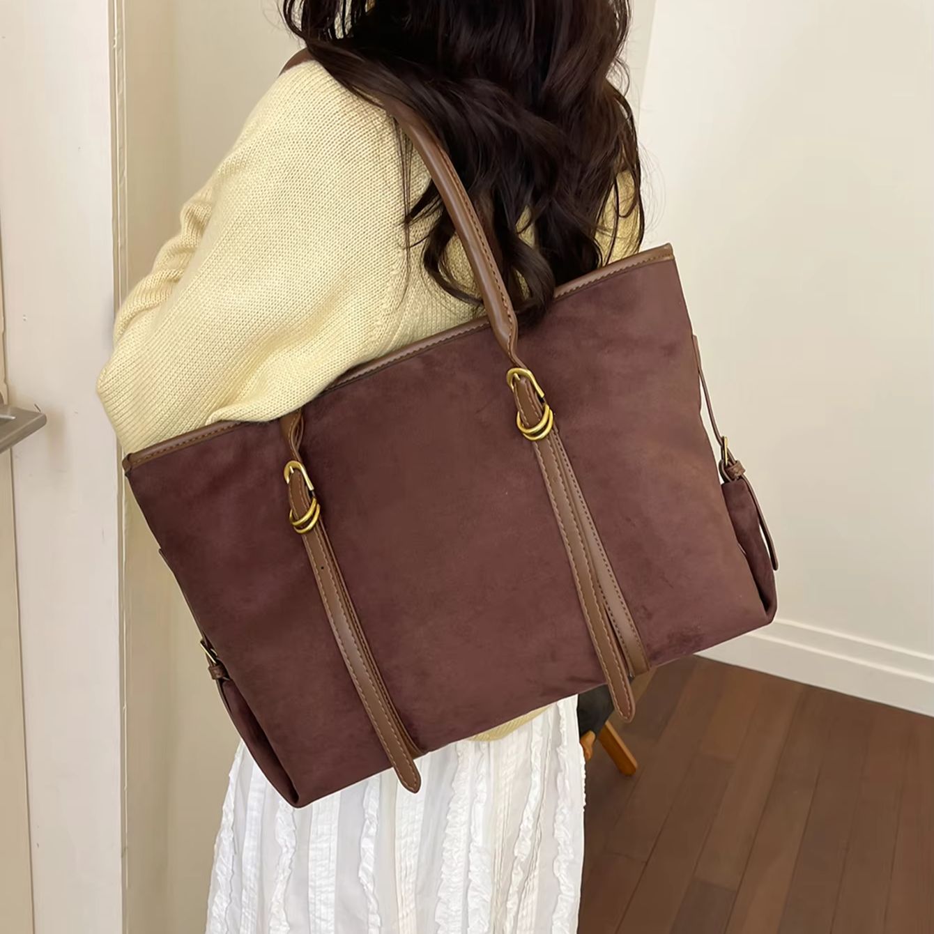 Interior Design Vintage Style - Bolsos de Hombro Estilo Maletín de