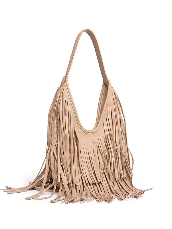 Interior Design Vintage Style - Bolso Tote con Flecos Estilo Vintage,