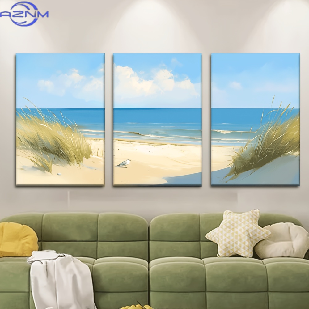 Abstract Canvas Set - 3 piezas/juego, pintura en lienzo, sin
