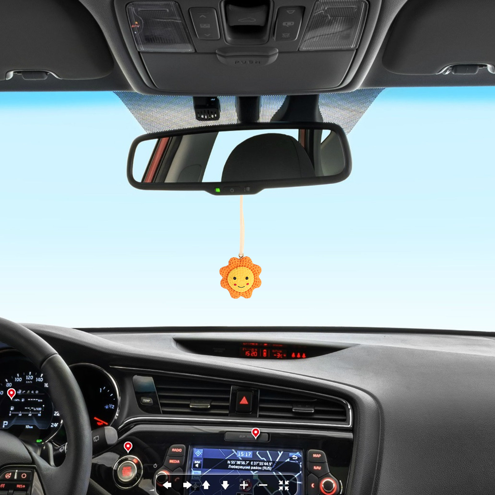 Interior Design Vintage Style - Adorno Colgante para Interior de Coche,