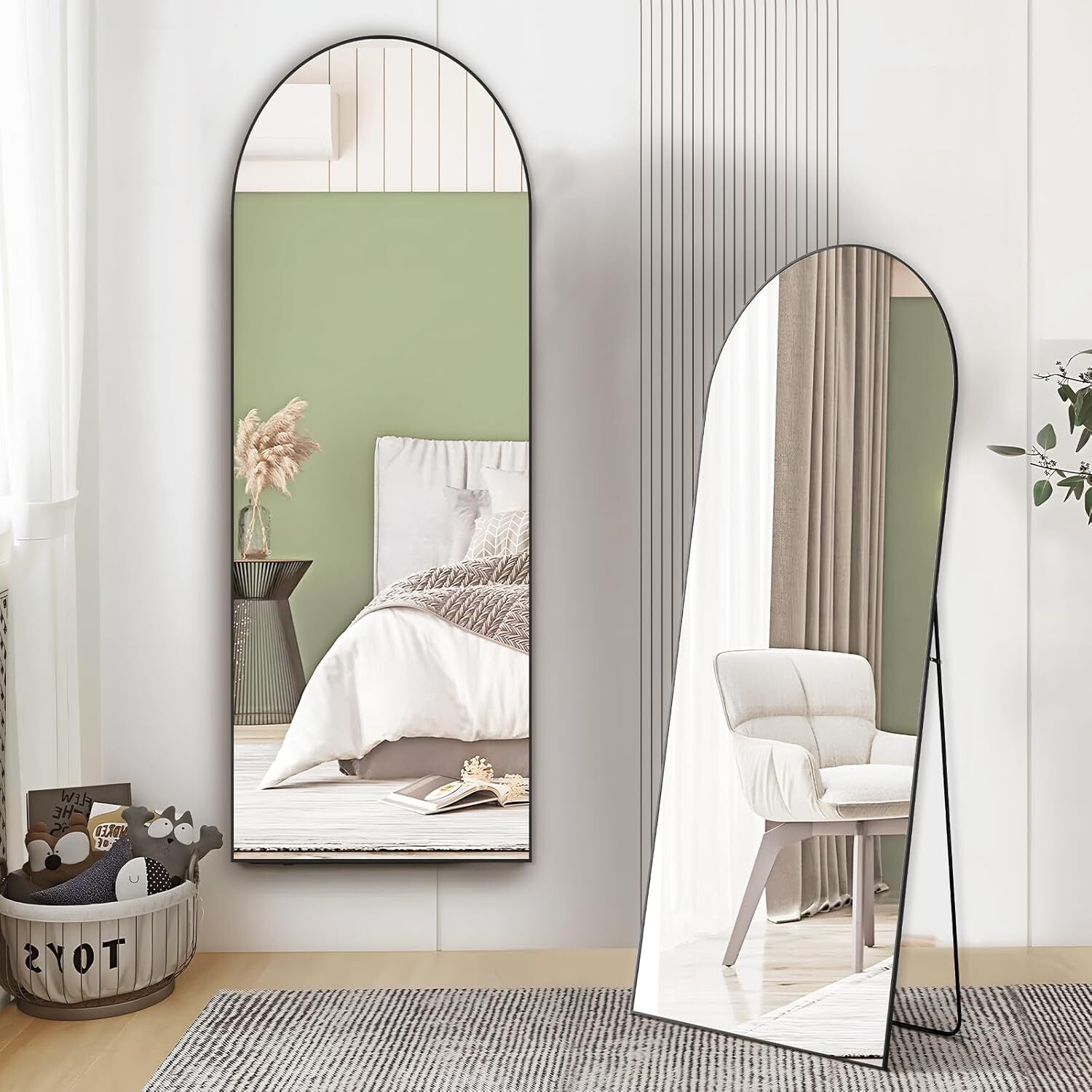 Arch Mirror Leaning - Espejo Arqueado de Cuerpo Entero con