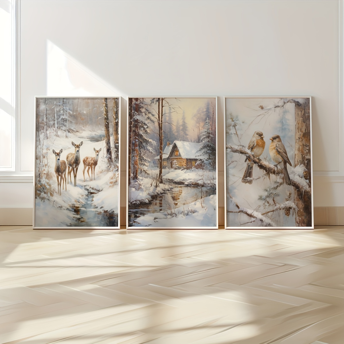 Abstract Canvas Set - Juego de 3 Cuadros en Lienzo