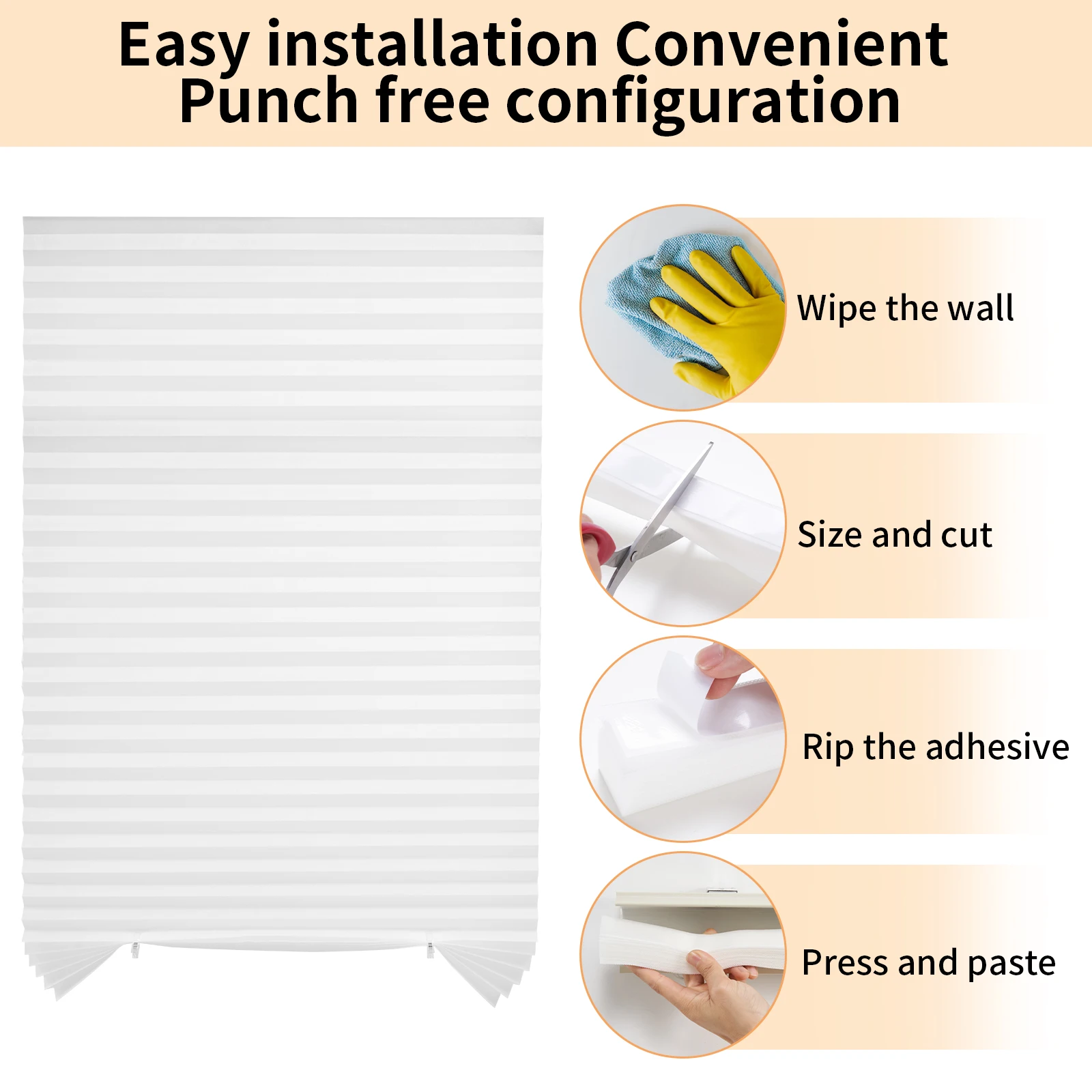 Persianas Plisadas para Ventan - Linen Roller Blind reseña y precio