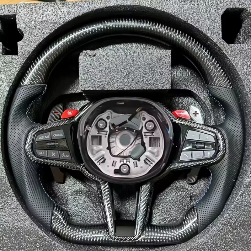 Volante de coche de fibra de c - Interior Design App reseña y precio