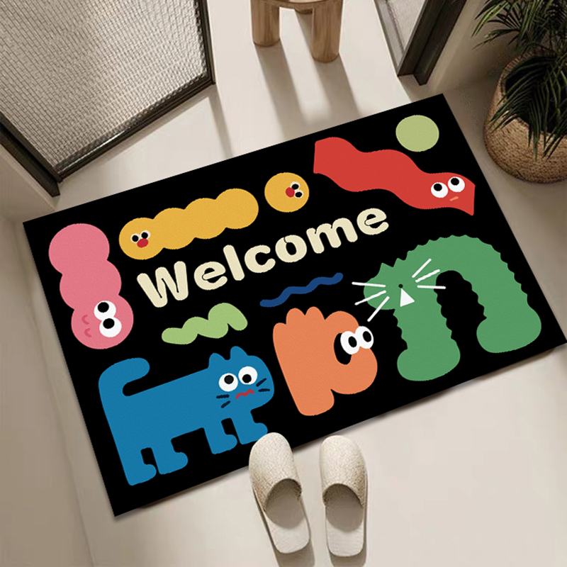 Alfombra de terciopelo con dis - Printed Rug Abstract reseña y precio