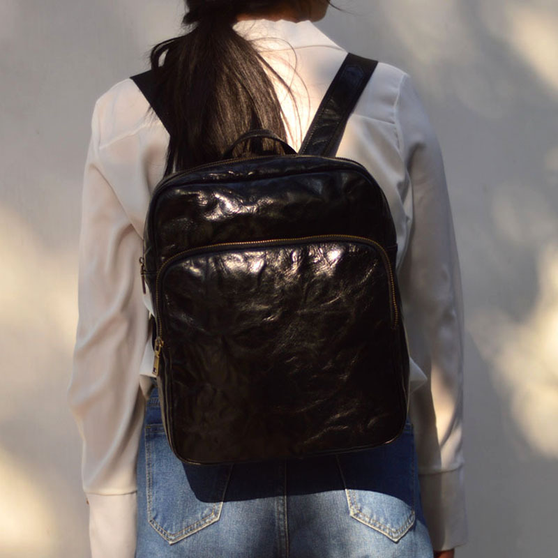 Mochila AETOO de cuero de vaca - Interior Design Vintage Style reseña y precio