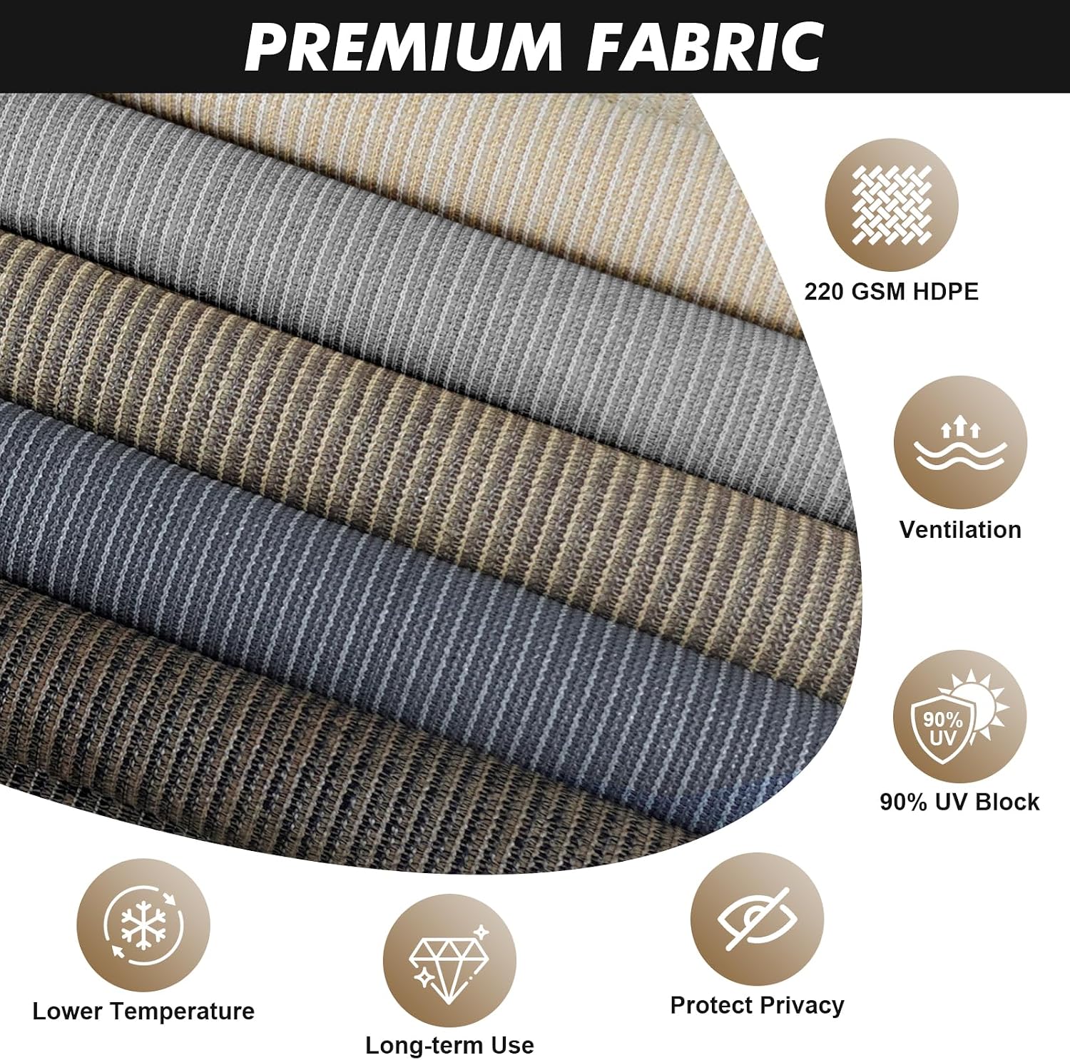Persiana enrollable para exter - Linen Roller Blind reseña y precio
