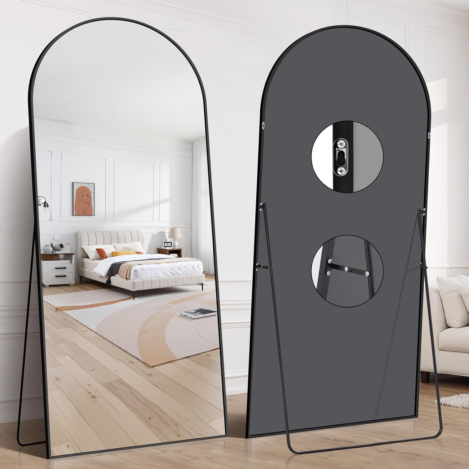 Espejo de cuerpo entero con ma - Arch Mirror Leaning reseña y precio