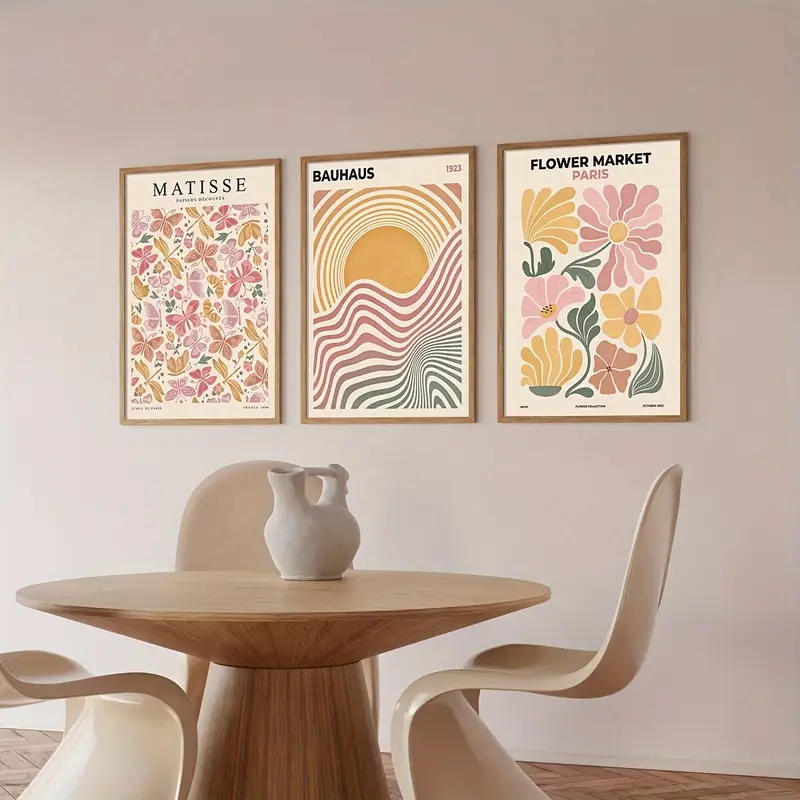 Juego de 3 impresiones artísti - Abstract Canvas Set reseña y precio