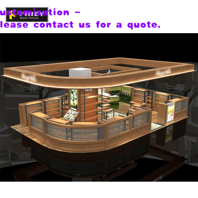 Diseño de Kiosco de Cosméticos - Interior Design Layout reseña y precio