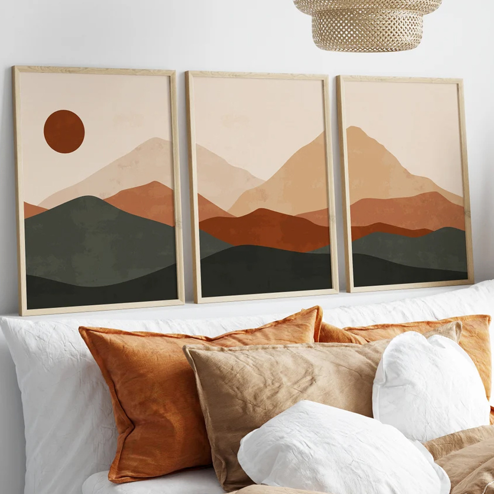 Juego de 3 Láminas Decorativas - Abstract Canvas Set reseña y precio