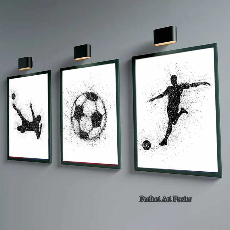 Acuarela fútbol hombre jugando - Interior Design Sketch reseña y precio