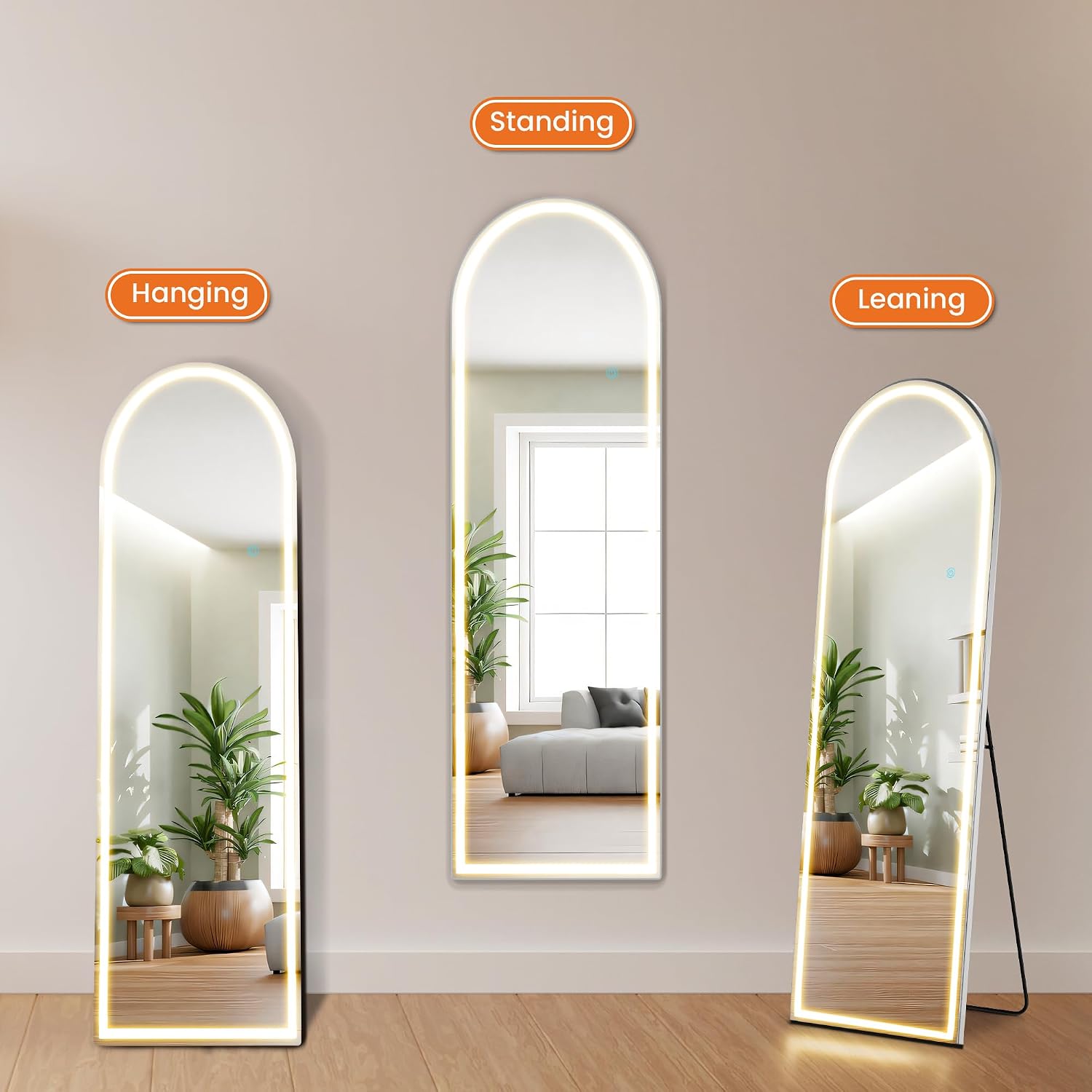 Espejo Arqueado de Cuerpo Ente - Arch Mirror Leaning reseña y precio