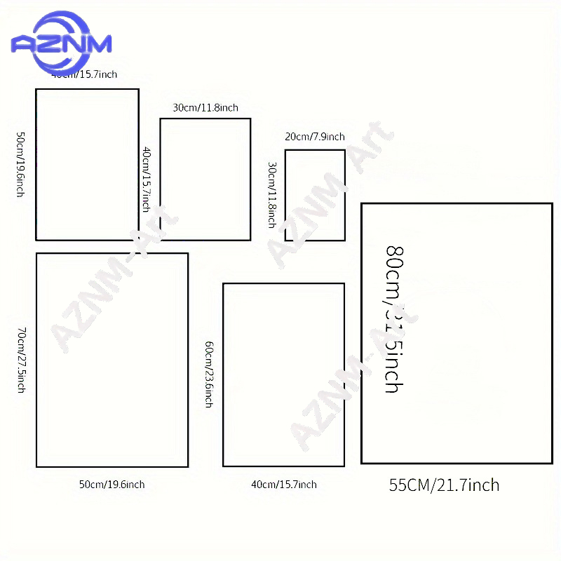 Juego de 1/2 Piezas de Pintura - Abstract Canvas Set reseña y precio