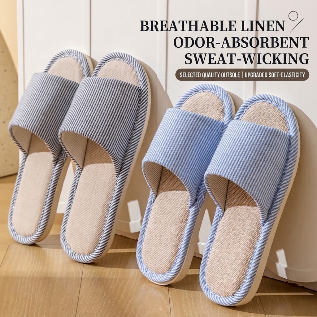 Pantuflas de Lino Transpirable - Linen Roller Blind reseña y precio