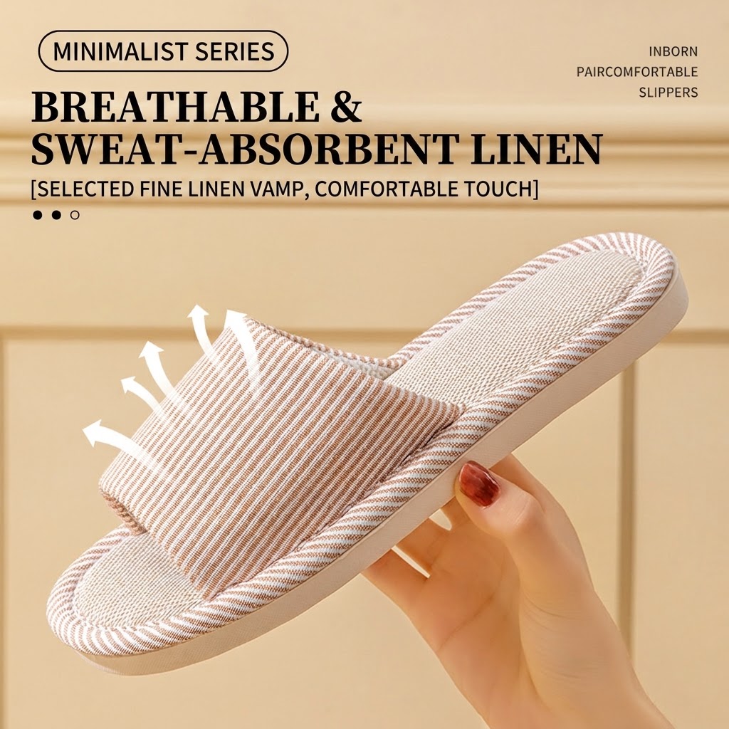 Pantuflas de Lino Transpirable - Linen Roller Blind reseña y precio
